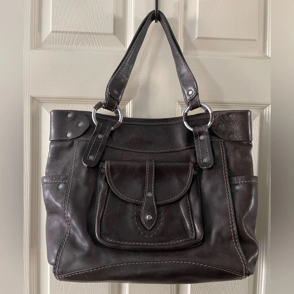 RUEHL No. 925 Brown Leather Purse - Picture 1 of 9